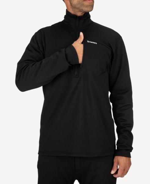 Толстовка Thermal 1/4 Zip Top (Мужской; L; Black)